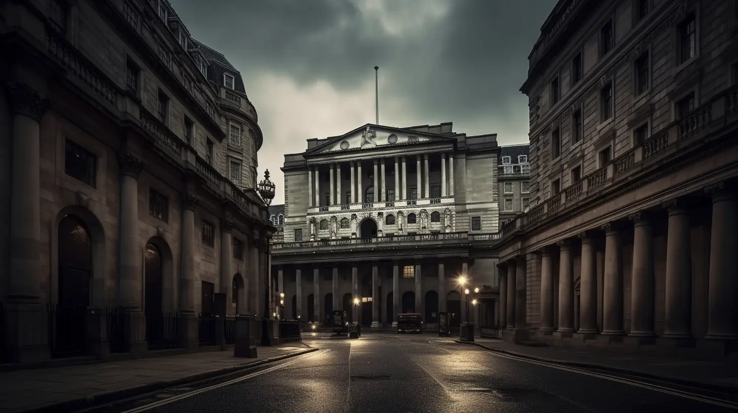 Bank of England in London generated by AI
