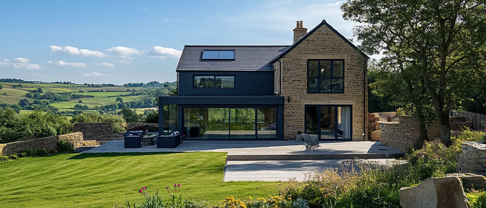 New build house in Derbyshire